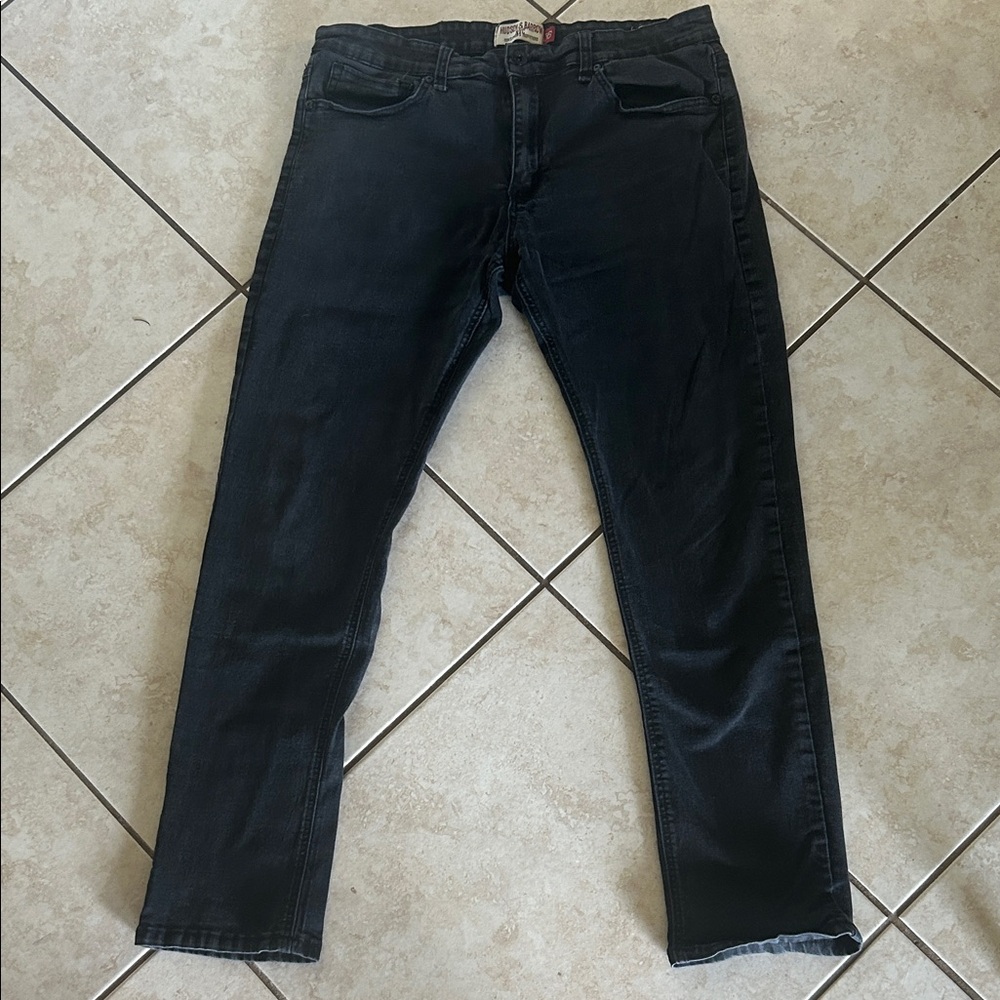 Classic Black Slim Fit Jeans for Men